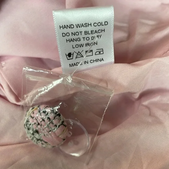 NWT | Tuckernuck Pomander Place Bianca Pink Tweed Sleeveless Shift Dress Small‎ - Picture 8 of 10